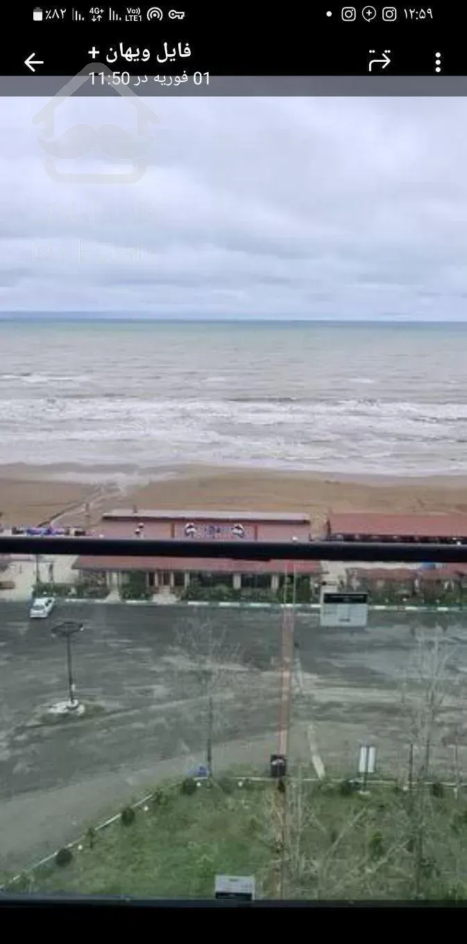 ۱۰۰ متر آپارتمان ساحلی پلاک یک محمودآباد