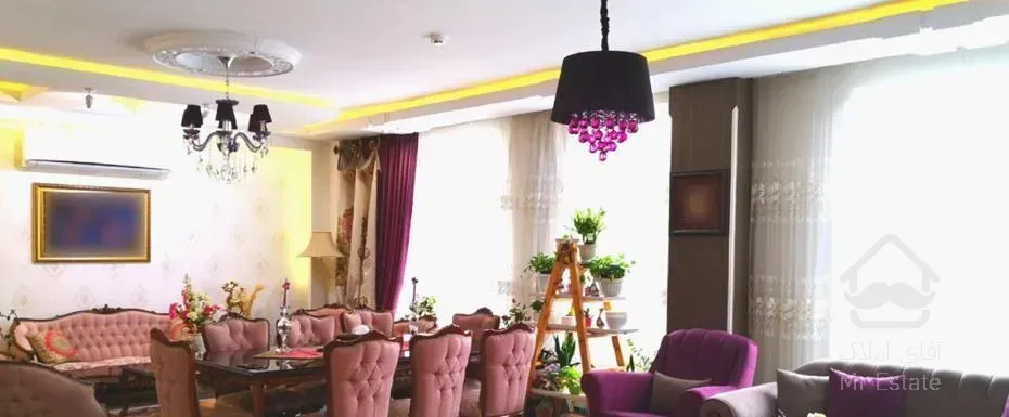 آپارتمان ۱۲۱متری/سه خواب/سالن پرده خور/فرعی عریض