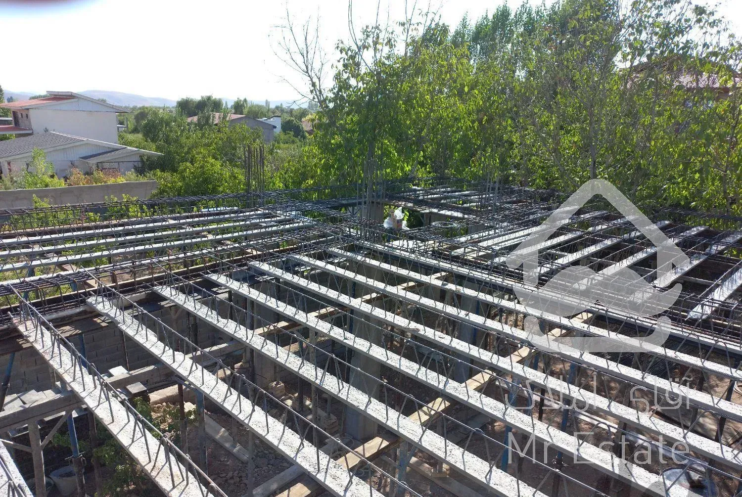 اجرای آرماتوربندی فنداسیون سقف واستخرآبسرد رودهن