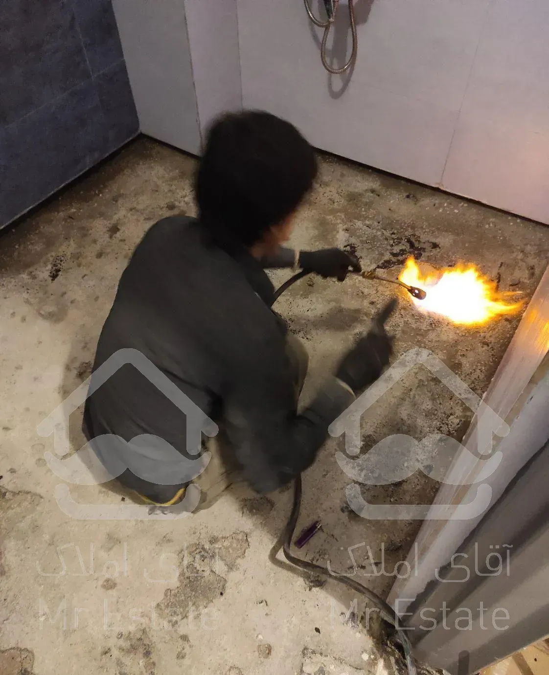 لوله کش تشخیص رطوبت چکه ترمیم رفع نم نشتیابی 24س