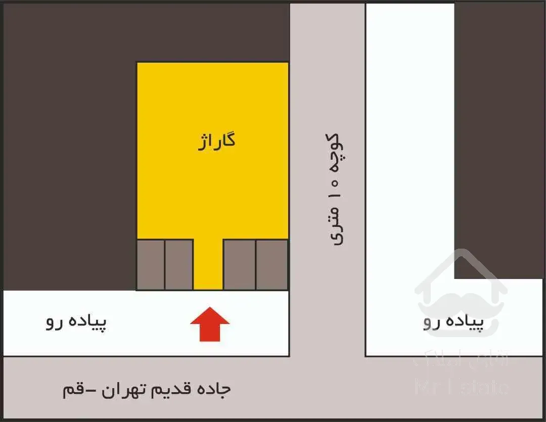 ۶۰۰متر مربع گاراژ و تجاری
