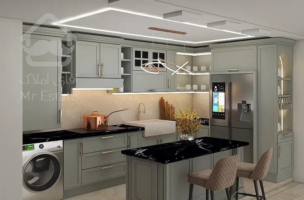 اپارتمان دوخواب/8واحدی/پنجره از کف/مدرن/باهنرشمالی