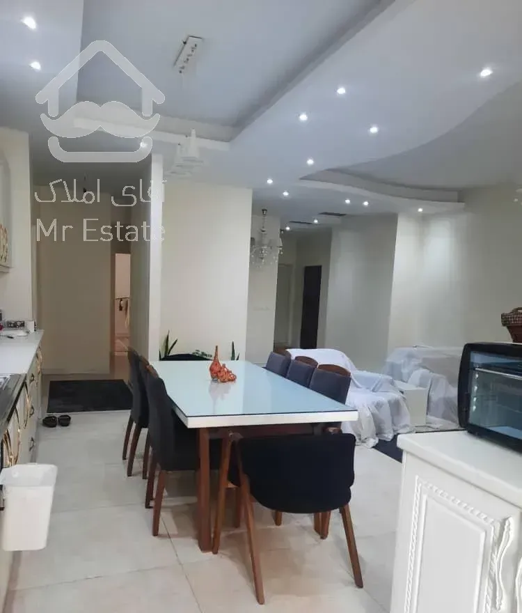 ١٠٧متر/ کوی بیمه/سالن پرده خور/فول امکانات