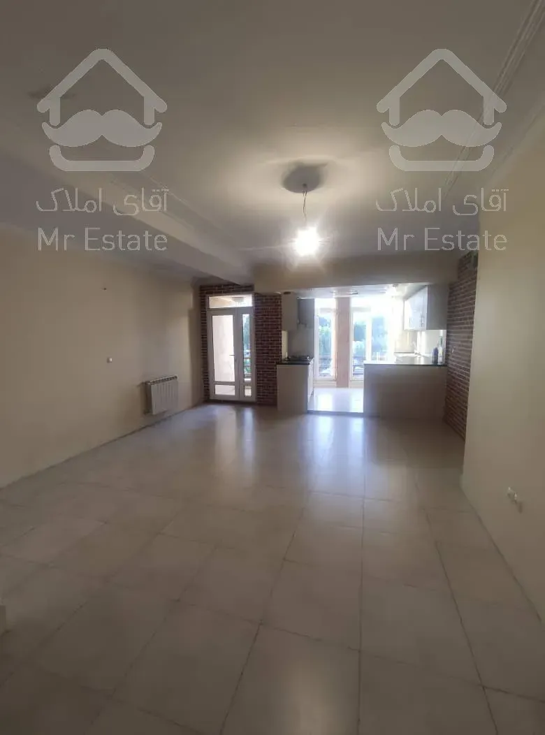 ۷۸ متر آپارتمان/ دو خواب/سالن پرده خور/اباذر