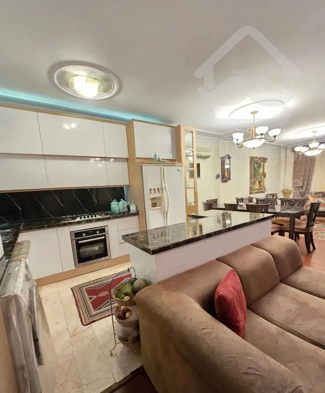 کلیم کاشانی ۹۰متر ۲خواب فول بازسازی تک واحدی