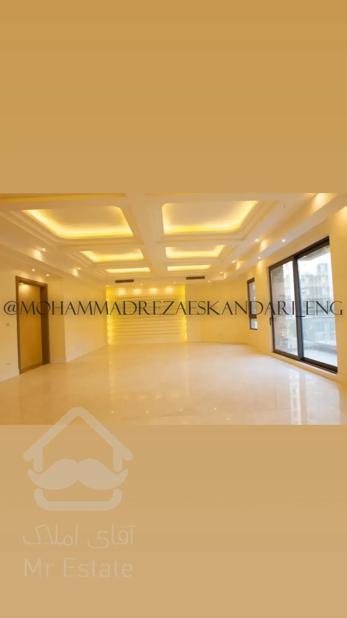 آپارتمان لوکس ۳۳۷ متر سه خواب مستر