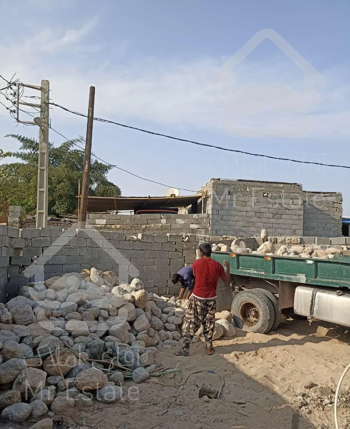 حمل نخاله با خاور باکارگر ماسه‌‌سنگ‌مخلوت‌‌