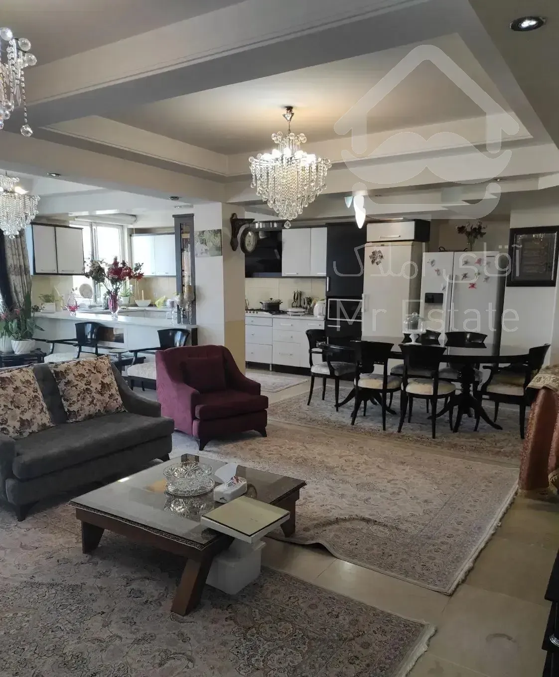 ۱۳۵متر ۳خواب مستر ۲پارکینگ پاسیو اختصاصی