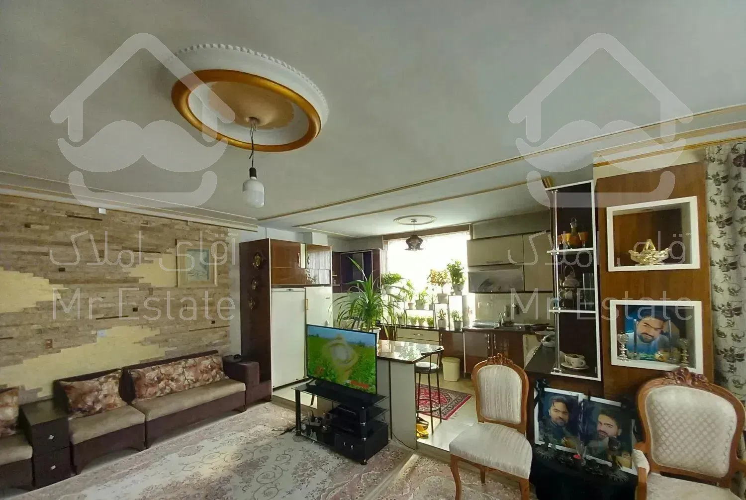 اپارتمان ۱۰۰متری طبقه دوم با پارکینگ اختصاصی