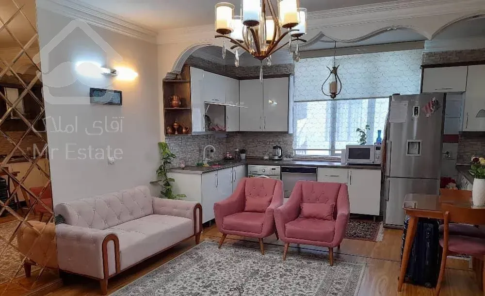 60متر/ 2واحدی/ سالن پرده خور