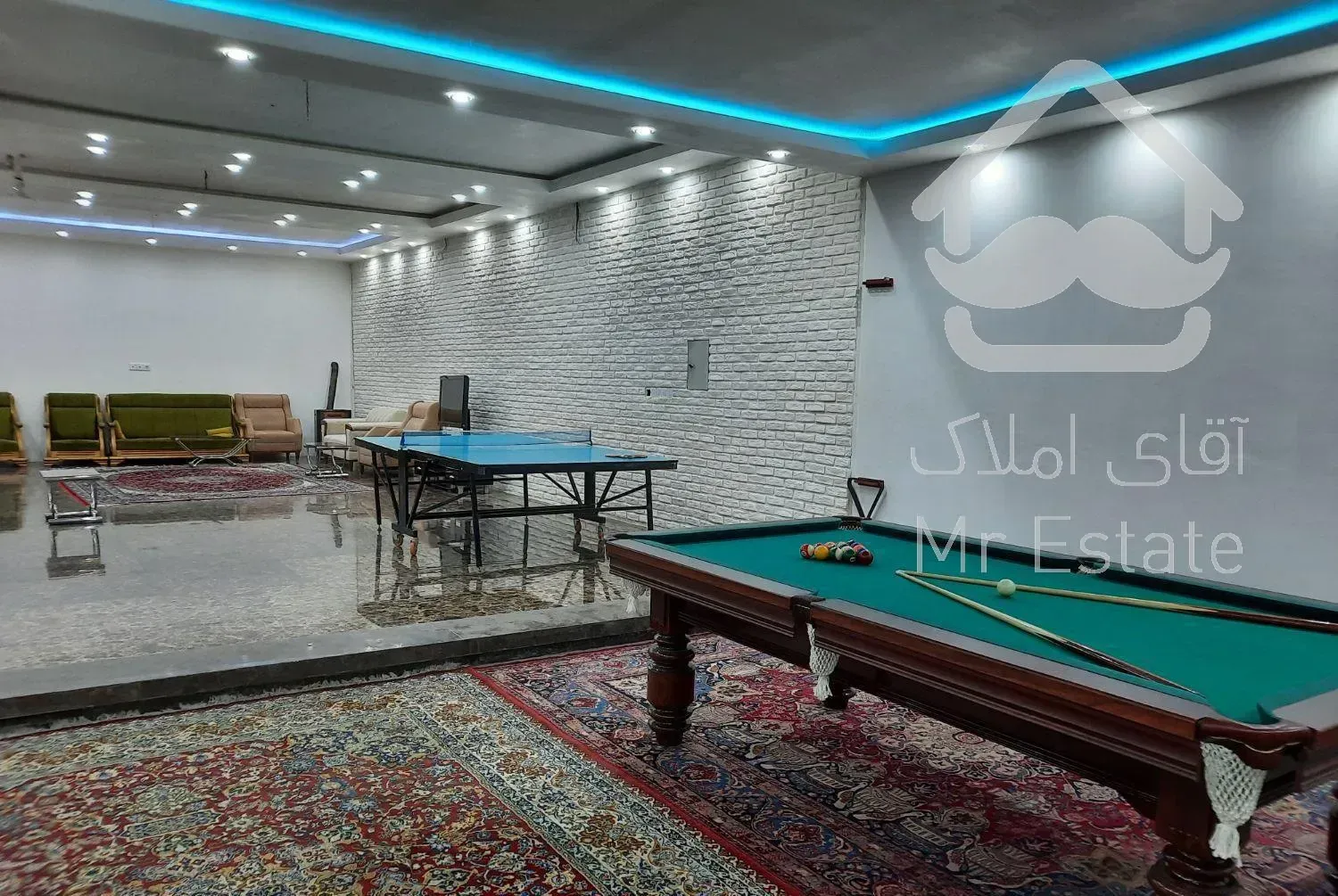 اجاره باغ ویلا با  استخربزرگ آبگرم بیلیارد شاهنامه