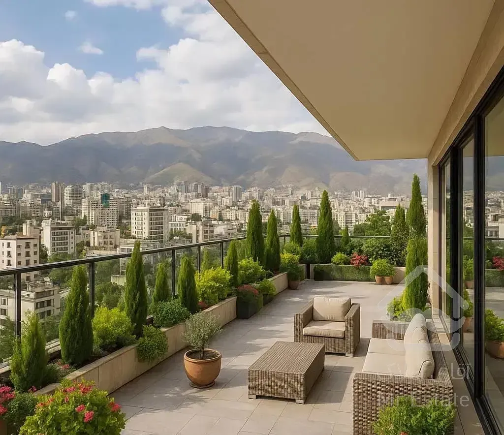 فرشته ( ۵۵۰ متر چشم انداز ۳ جهت ) ۱۵۰ متر تراس