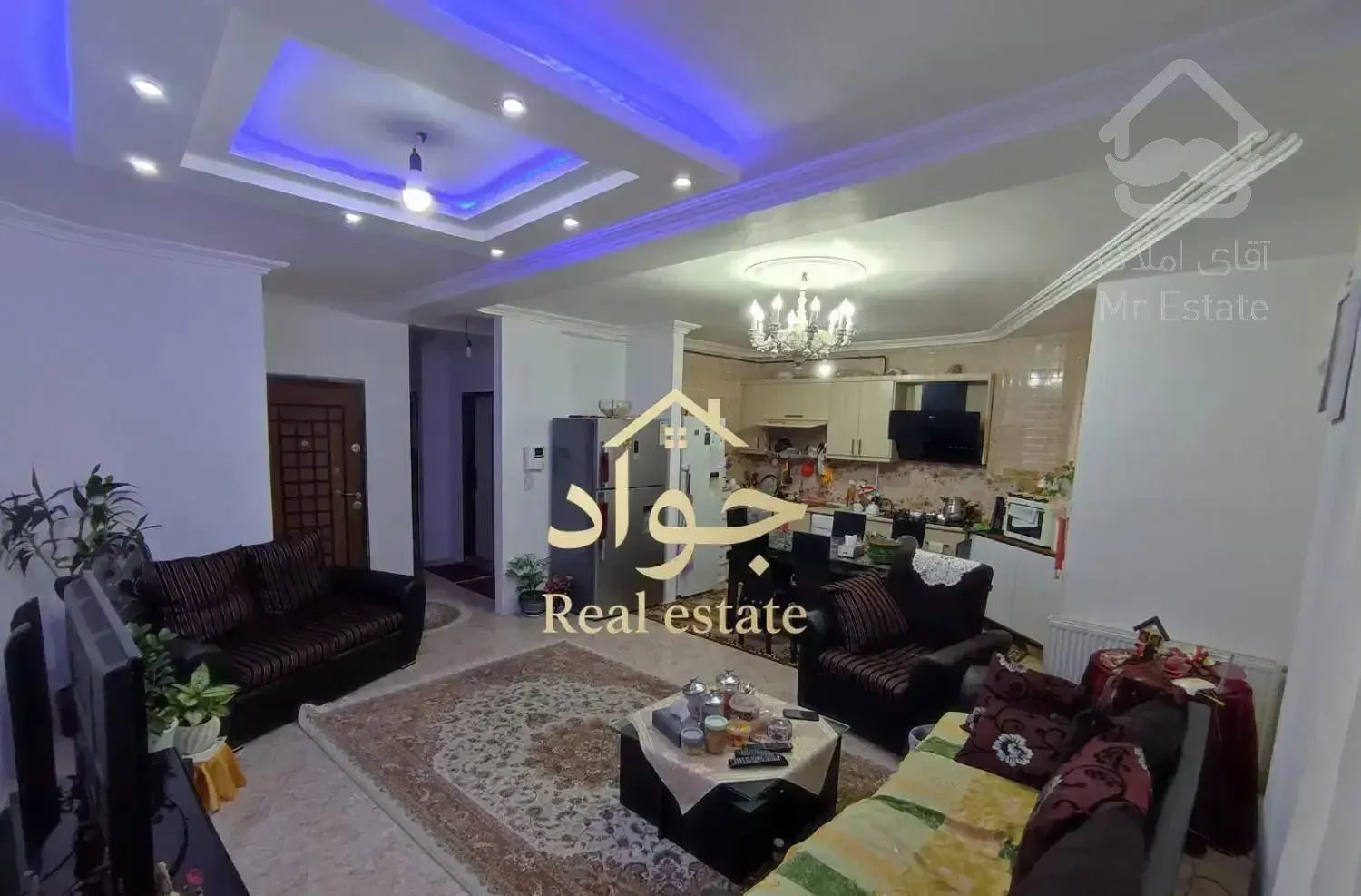 واحد اپارتمان 84 متری/فول امکانات/پشت بازار کاسپین