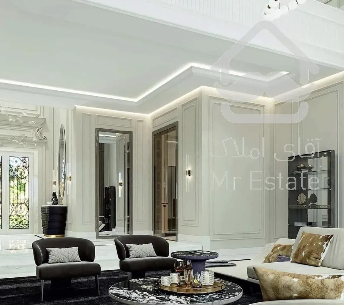 ۲۹۰متر،کوشک پارک در مروارید،۱۰۰۰متر لابی،۴مستر