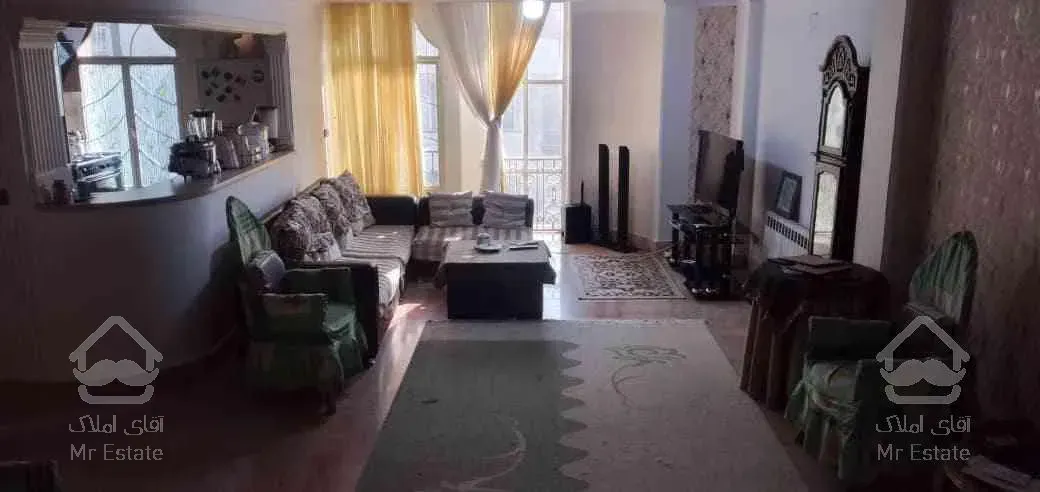 فروش آپارتمان ۷۶ متری   ۲ خوابه  سالن پرده خور