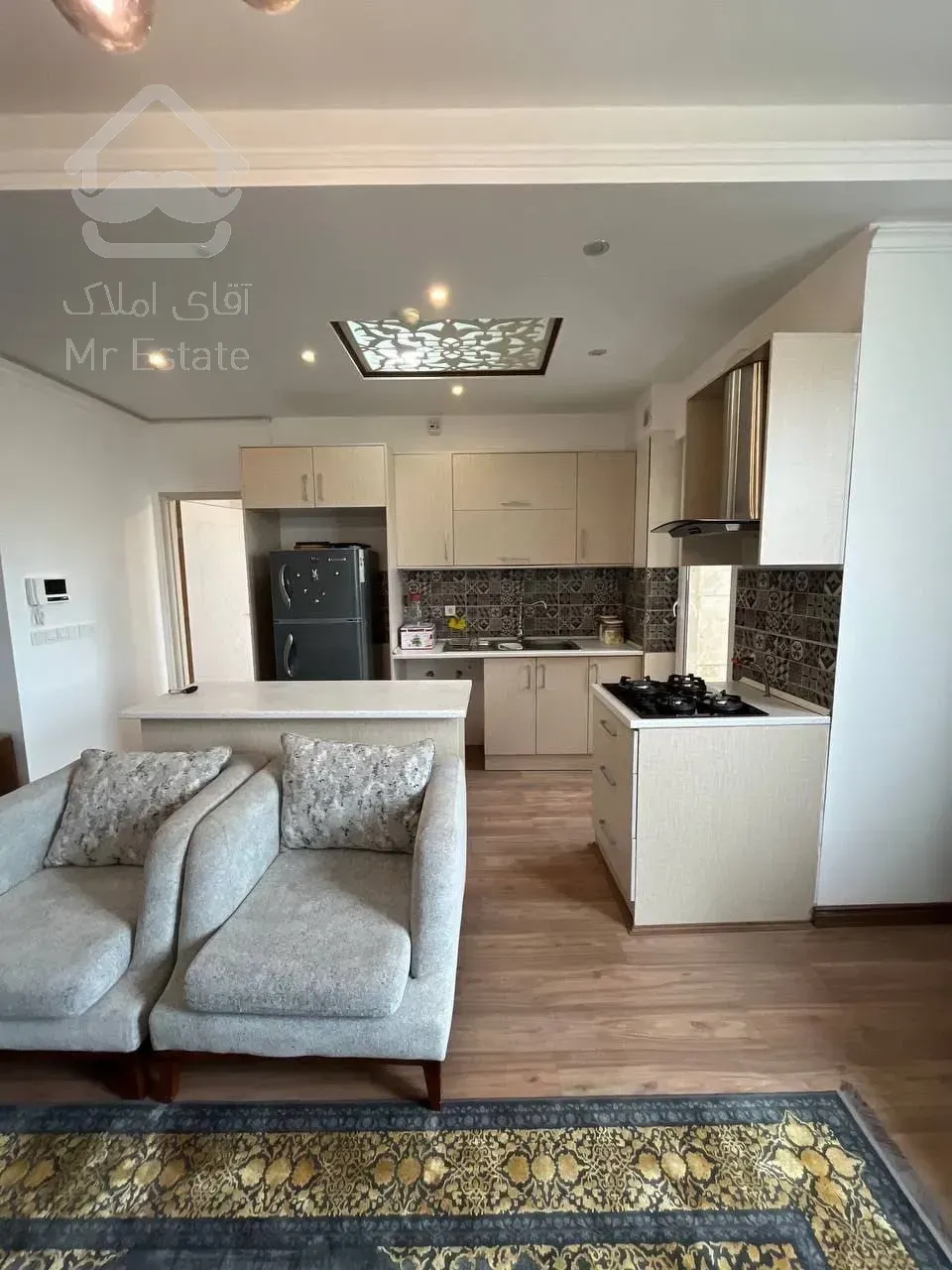 ۶۶متر۱خواب سالن پرده خور لاکچری مدرن