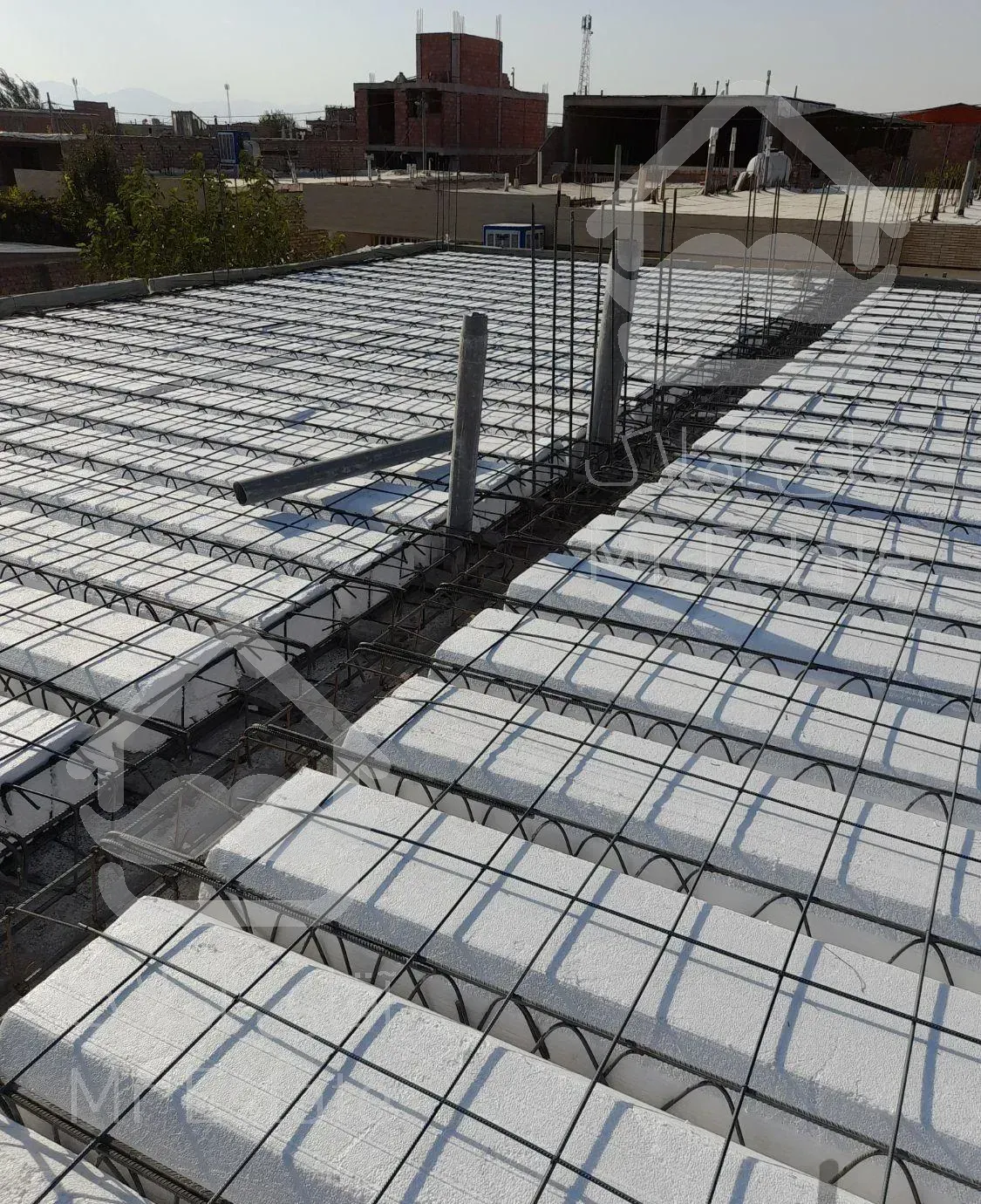 اجرای سقف تیرچه بلوک