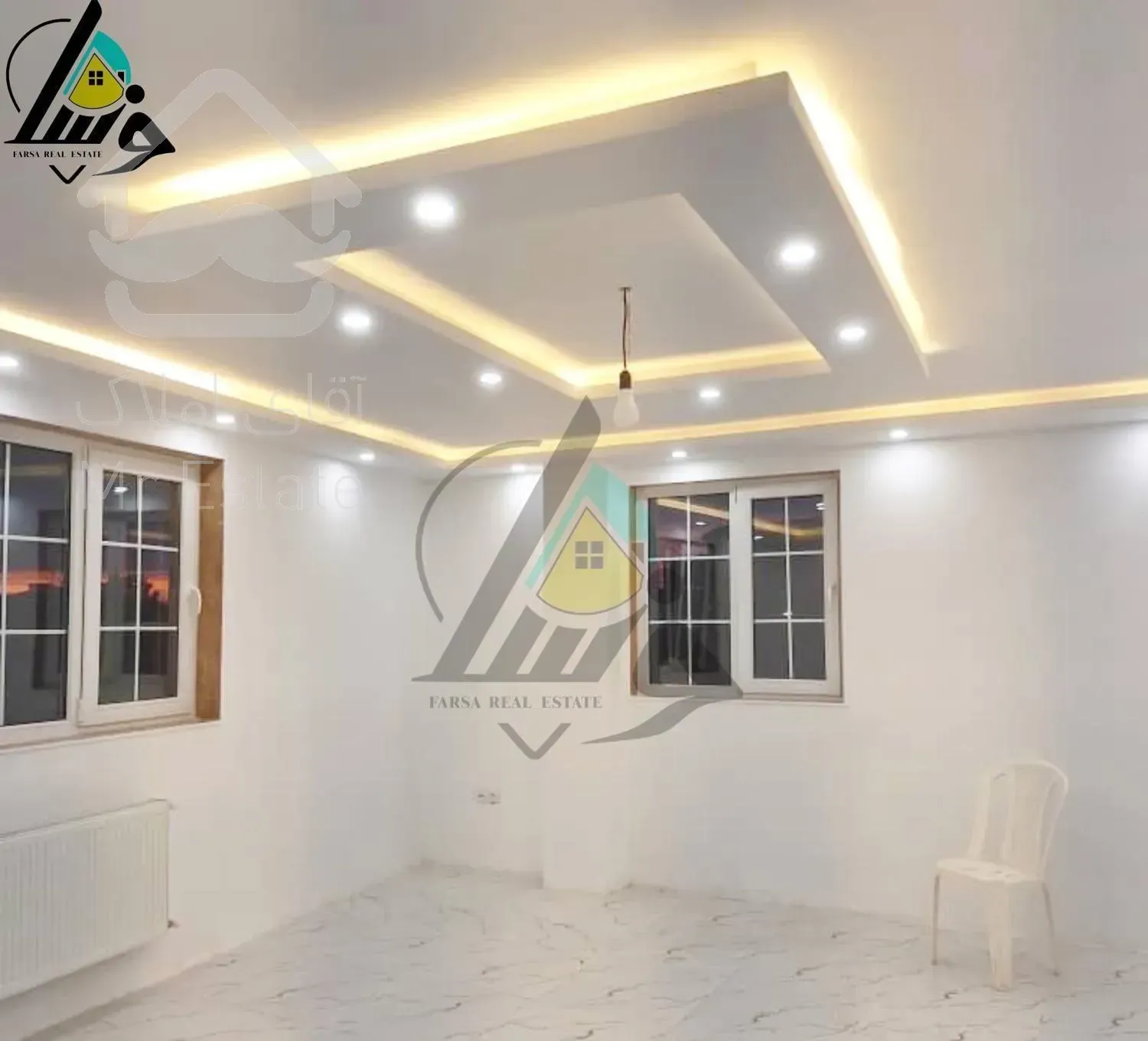 *دو طبقه دو واحد نوساز صفر*۸۱متری*تکواحدی*