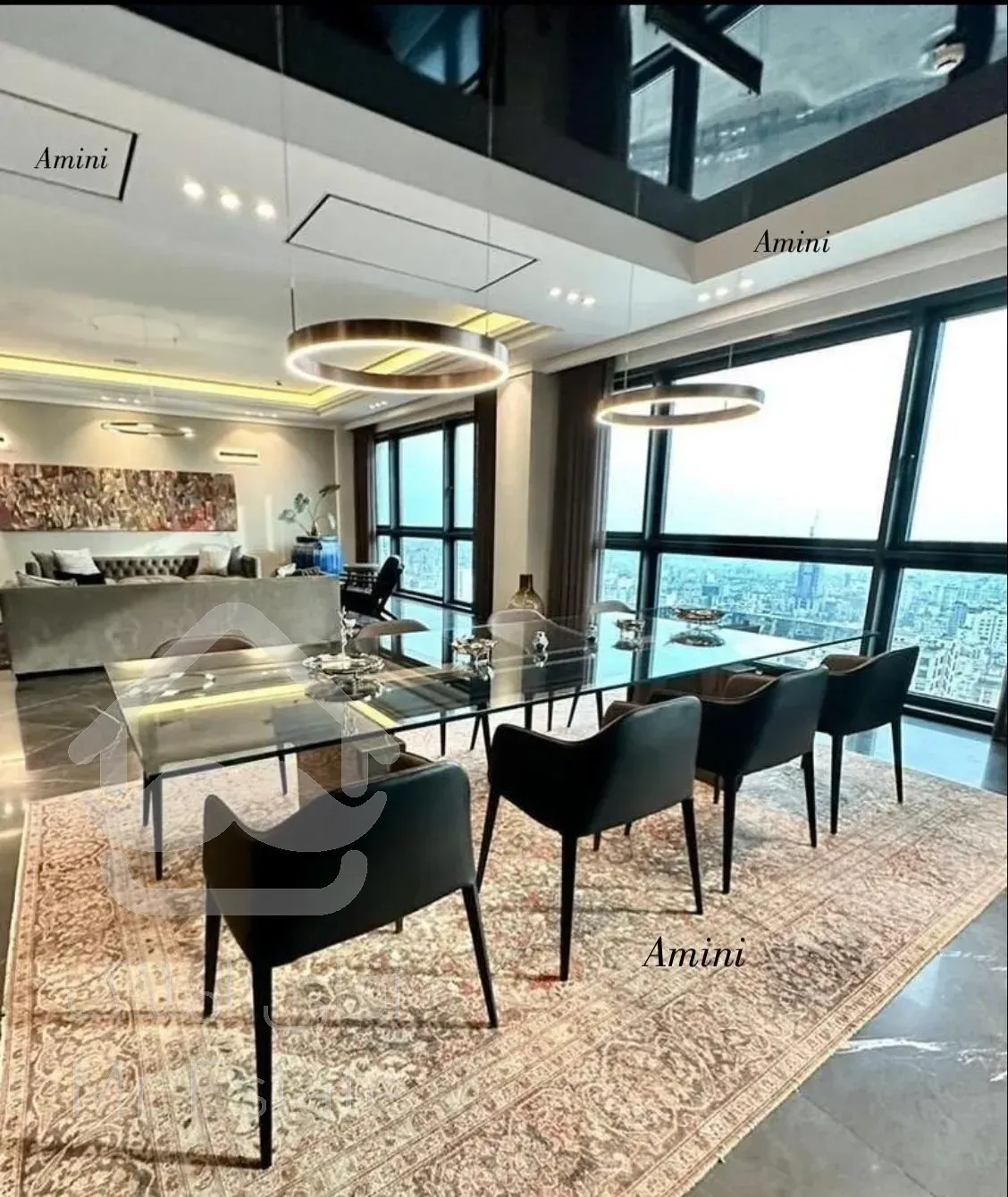 ۳۵۰مترپنت هاوس/اقدسیه باتراس وویو۳۶۰درجه