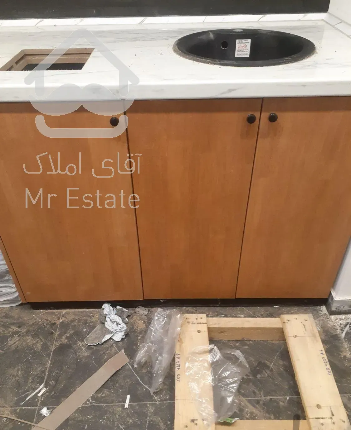 رنگ کاری کابینت ام دی اف وسازهای چوبی