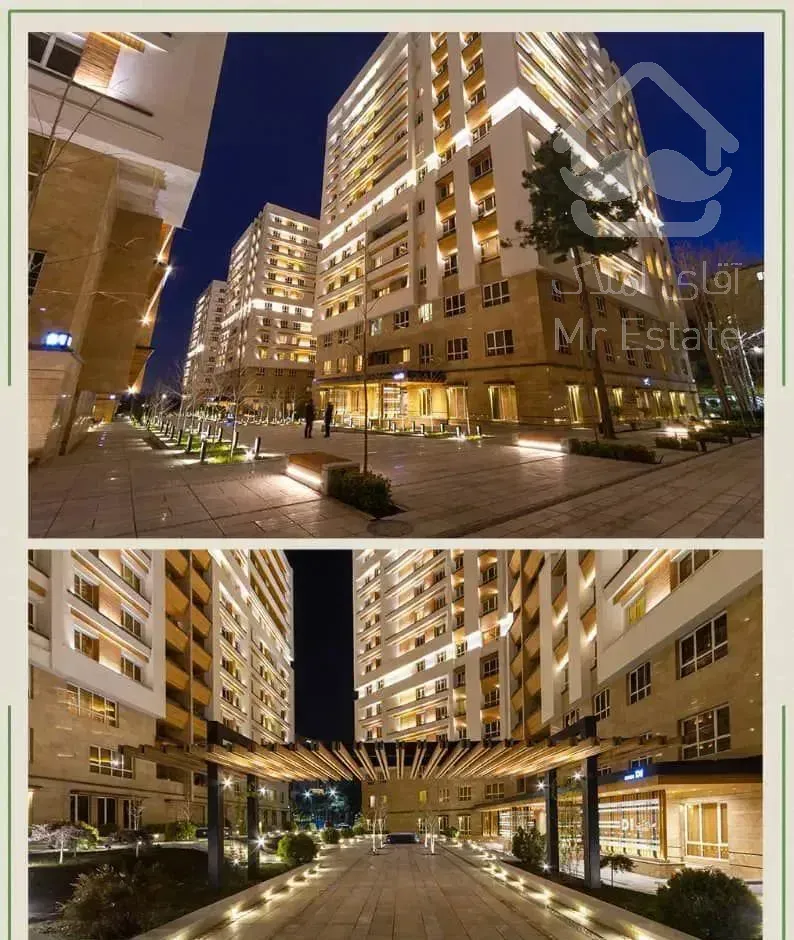 سعادت آباد 122متر 2خواب باغ بهشت تراس قابل چیدمان