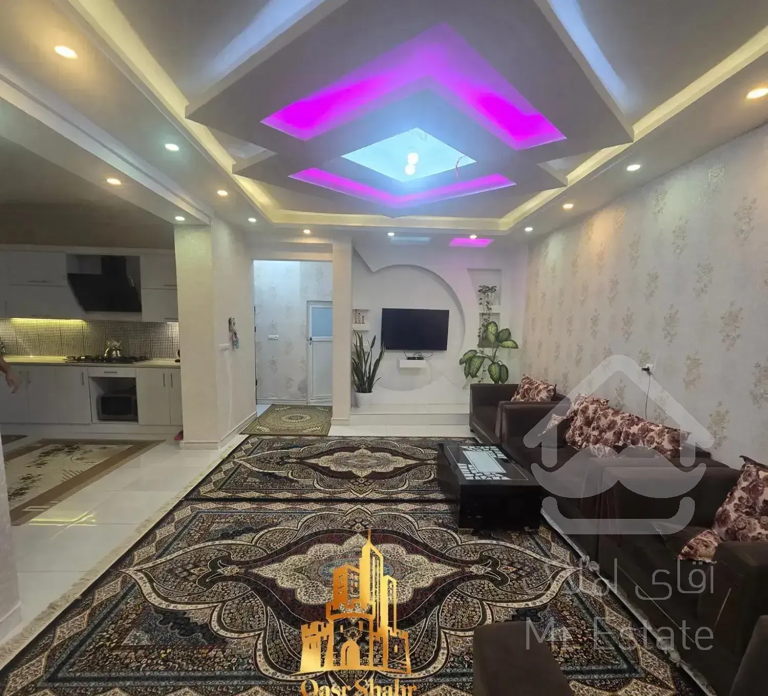 املاک قصرشهر// آپارتمان ۸۶ متری // ط اول تک واحدی