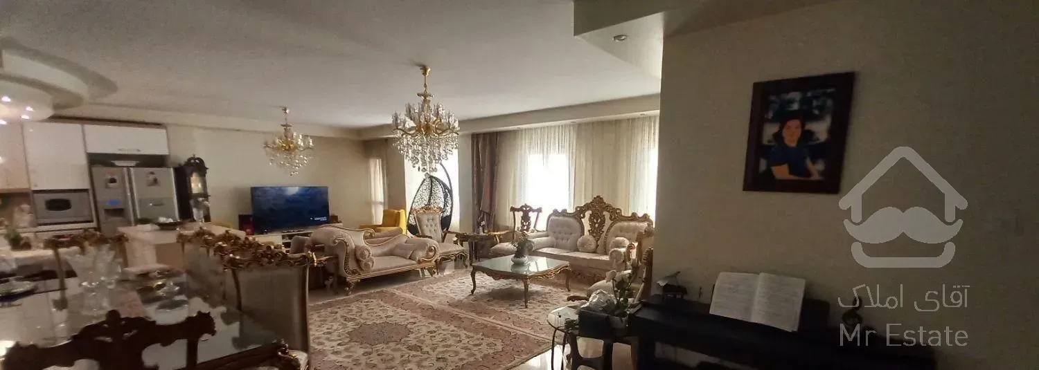 آپارتمان 106 متری/فول/سالن پرده خور