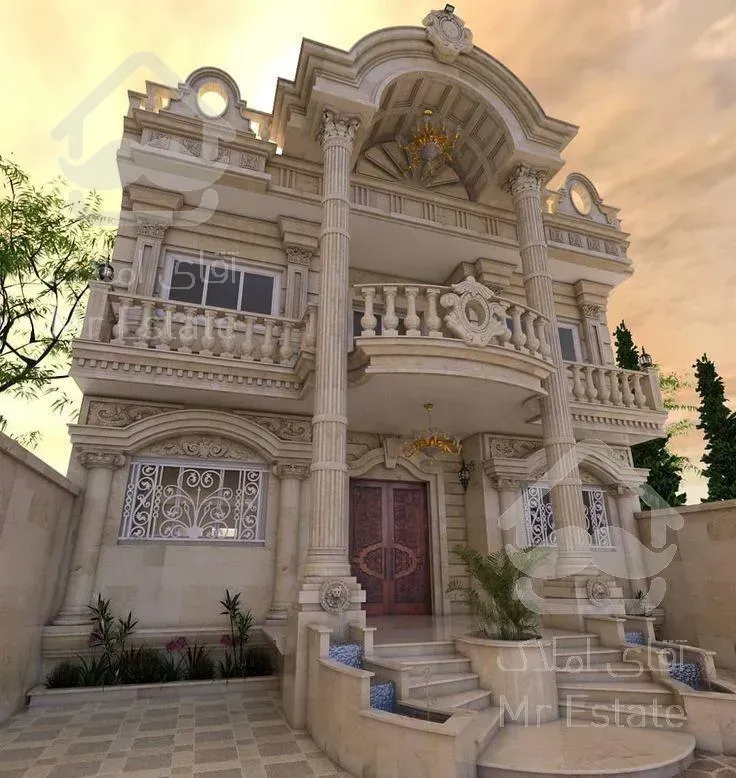 خرید ویلای دوبلکس سوپر کلاسیک شهرک غرب زرافشان