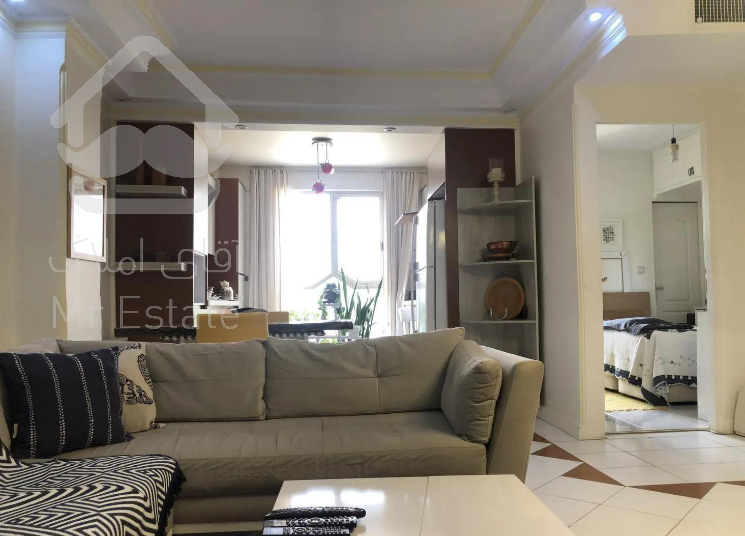 اپارتمان تک خوابه . 72متری