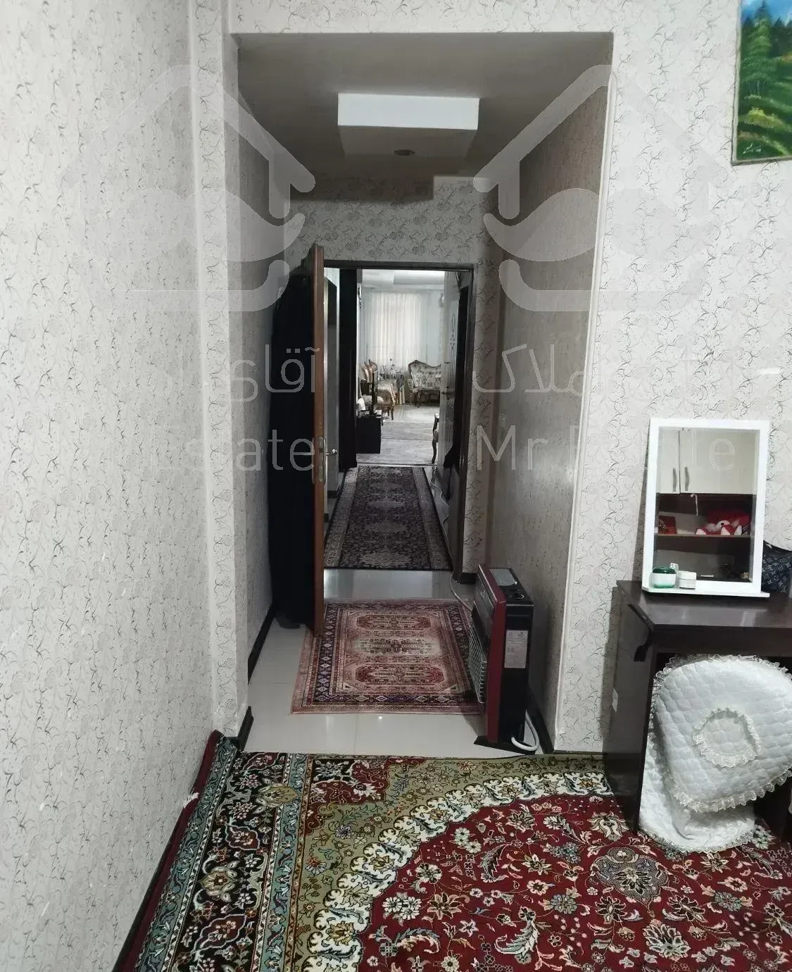 ۱۲۷متر۲خوابه طبقه ۴ با آسانسور در مسعود غربی