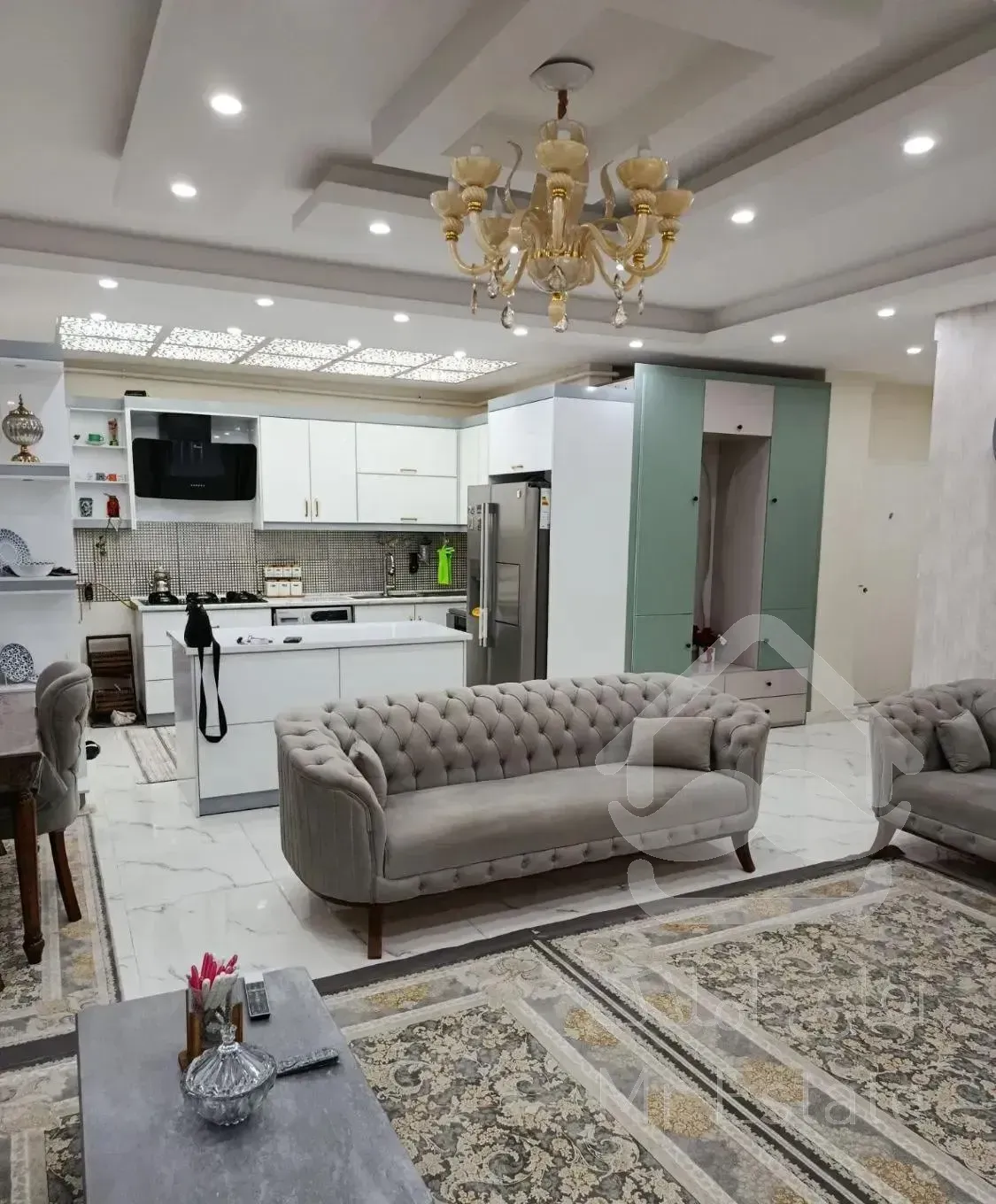 رهن آپارتمان103m/پشت فرمانداری/آسانسورفول امکانات