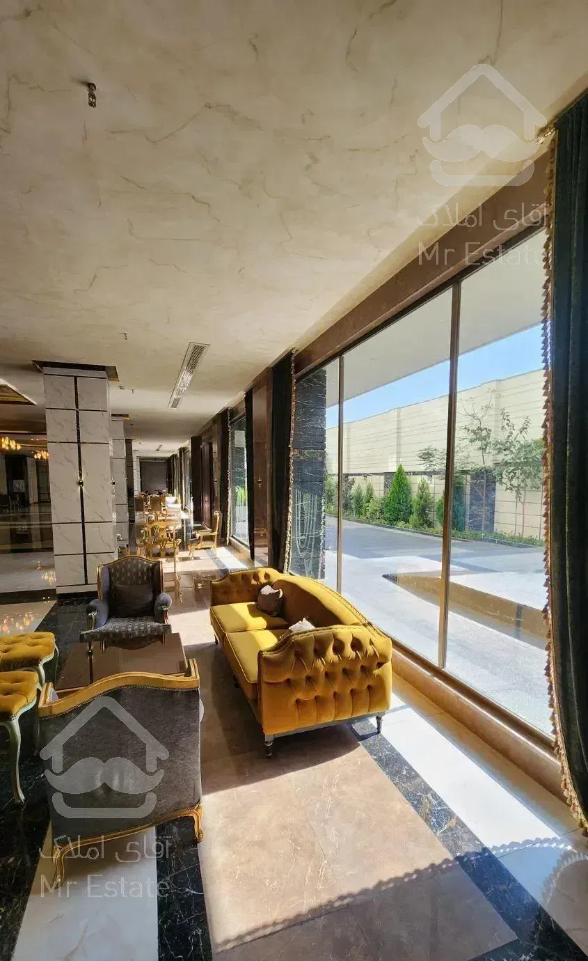 ۹۵ متر / دوخواب/ سالن پرده خور قدی/ فول مشاعات