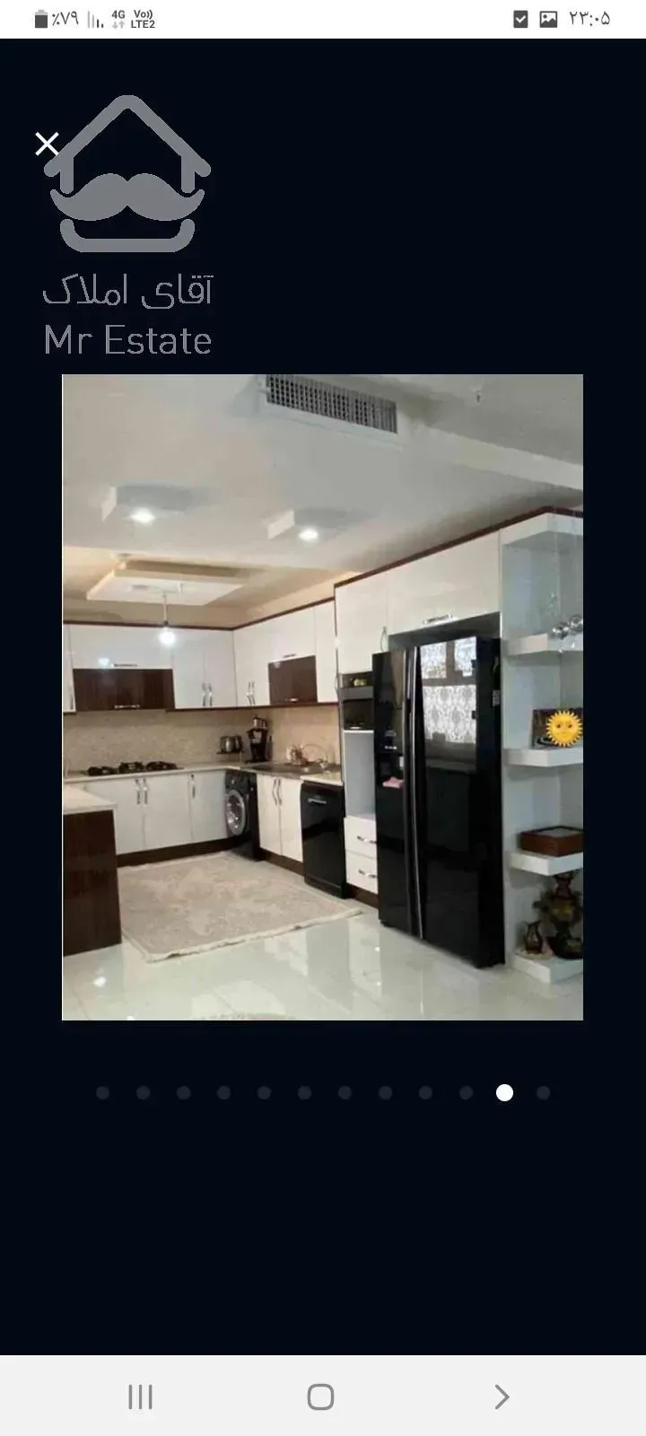 آپارتمان ۱۲۰ متری سه خواب طبقه پنجم