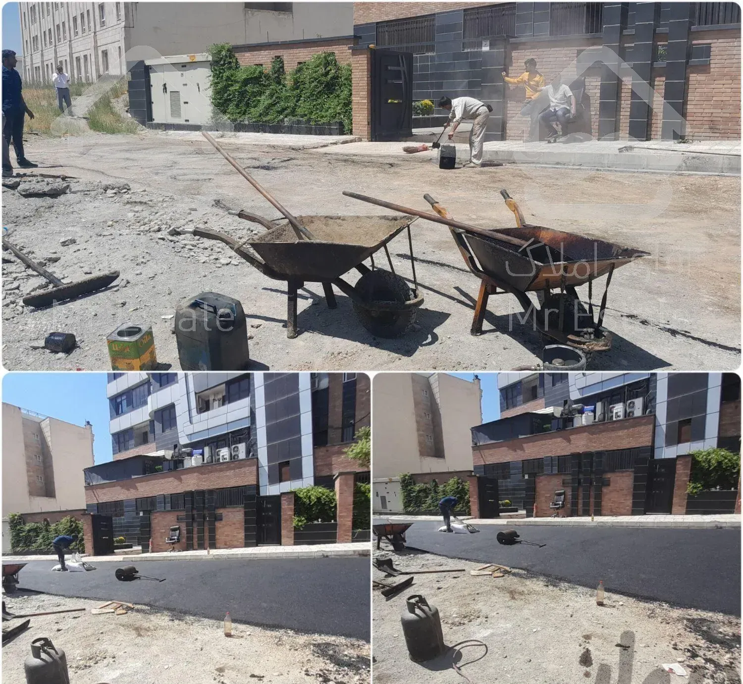 آسفالت کار/پخش تراشه/محوطه سازی/اجرای زیرسازی