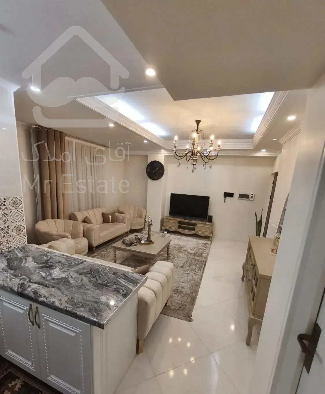 فروش آپارتمان ۵۵ متری غرق نور خوش نقشه