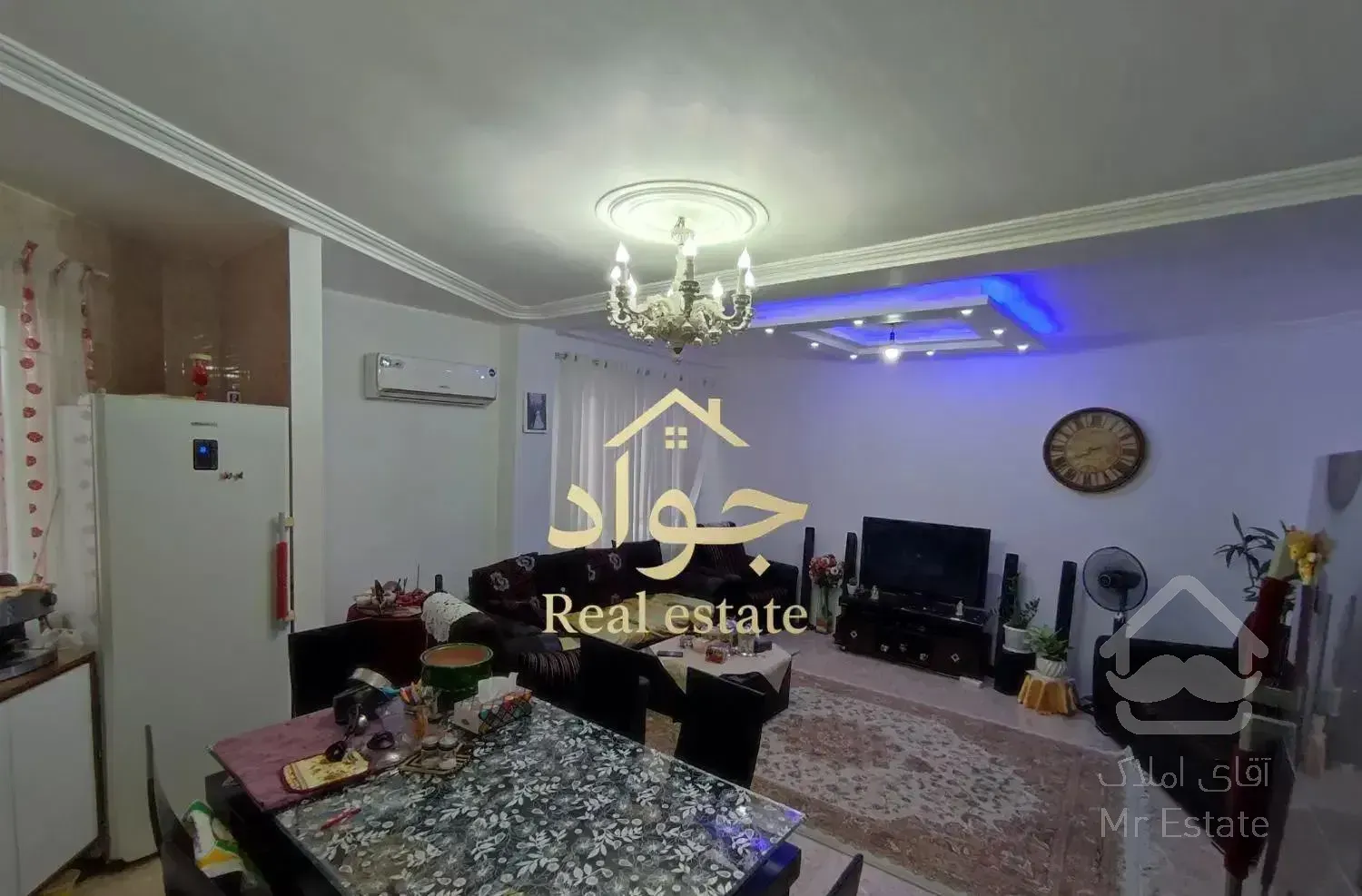 واحد اپارتمان 84 متری/فول امکانات/پشت بازار کاسپین