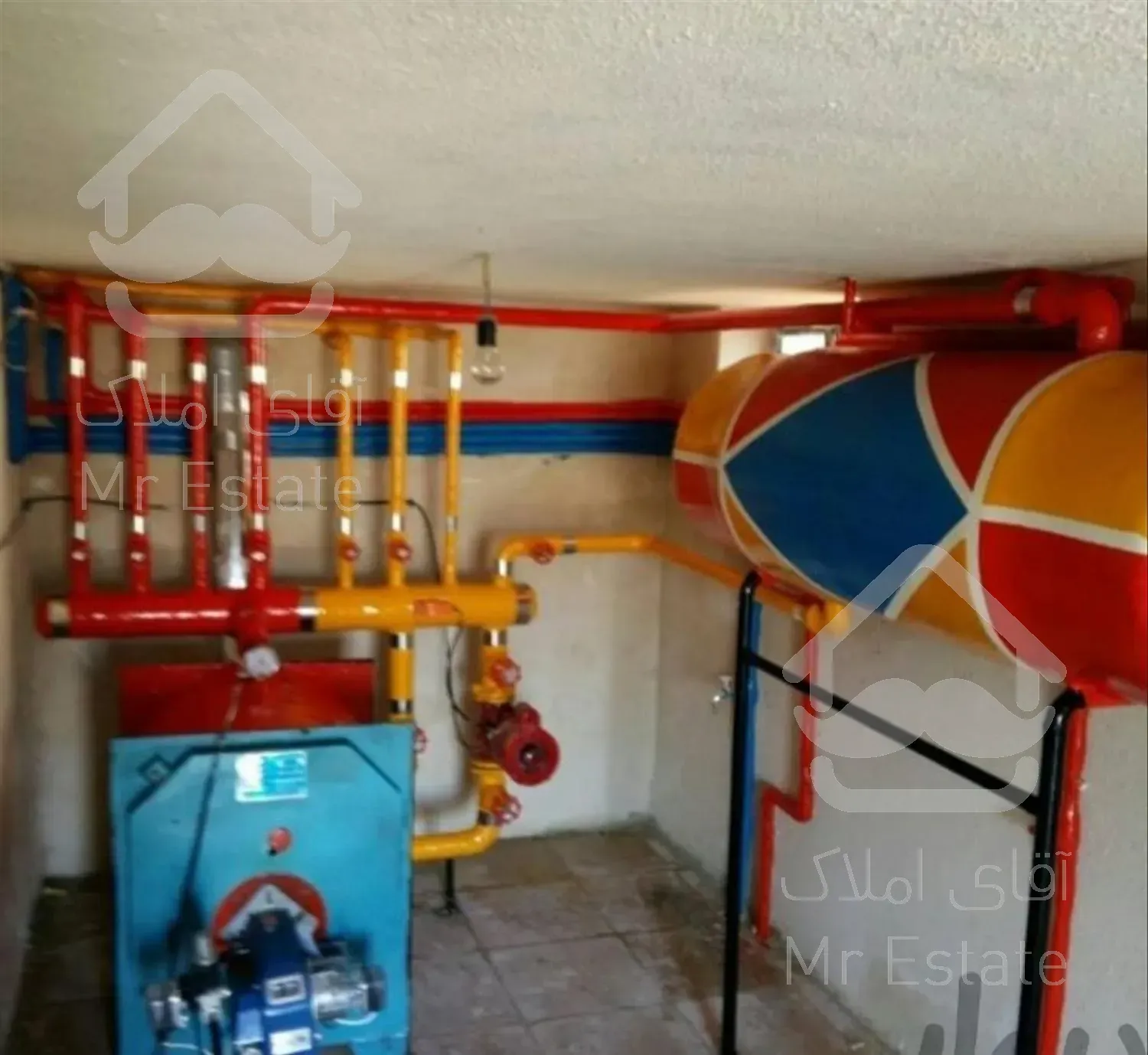 لوله کشی گاز وآب وسردگرم تعمیر موتورخانه