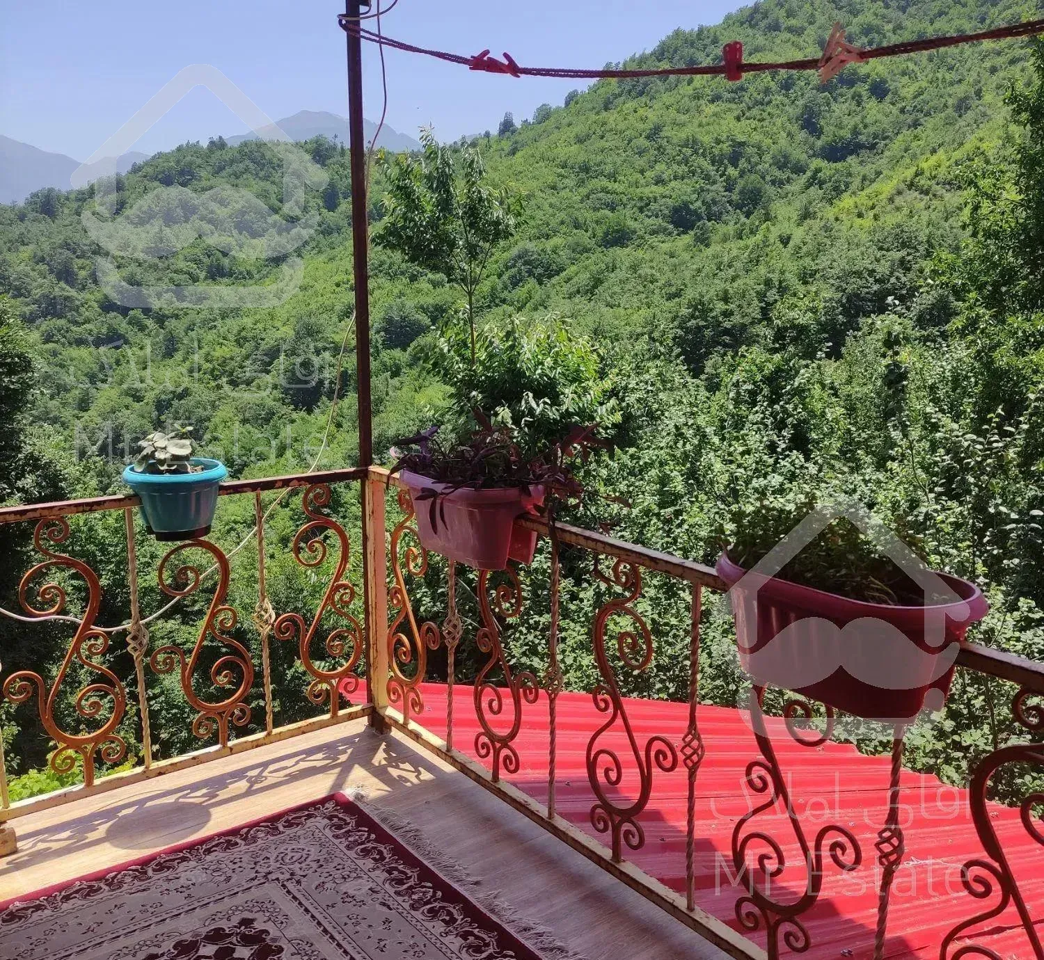 ویلا وصل به جنگل در ییلاق کوهستانی ماهیان