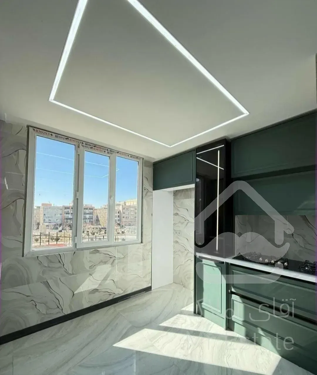 ۶۰متر با اسانسور پارکینگ/روبنما *دیزاین شده