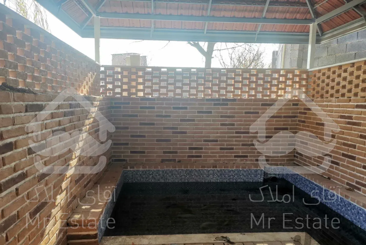 آجر سنتی نما نرده سنگی تزئینی چسبی