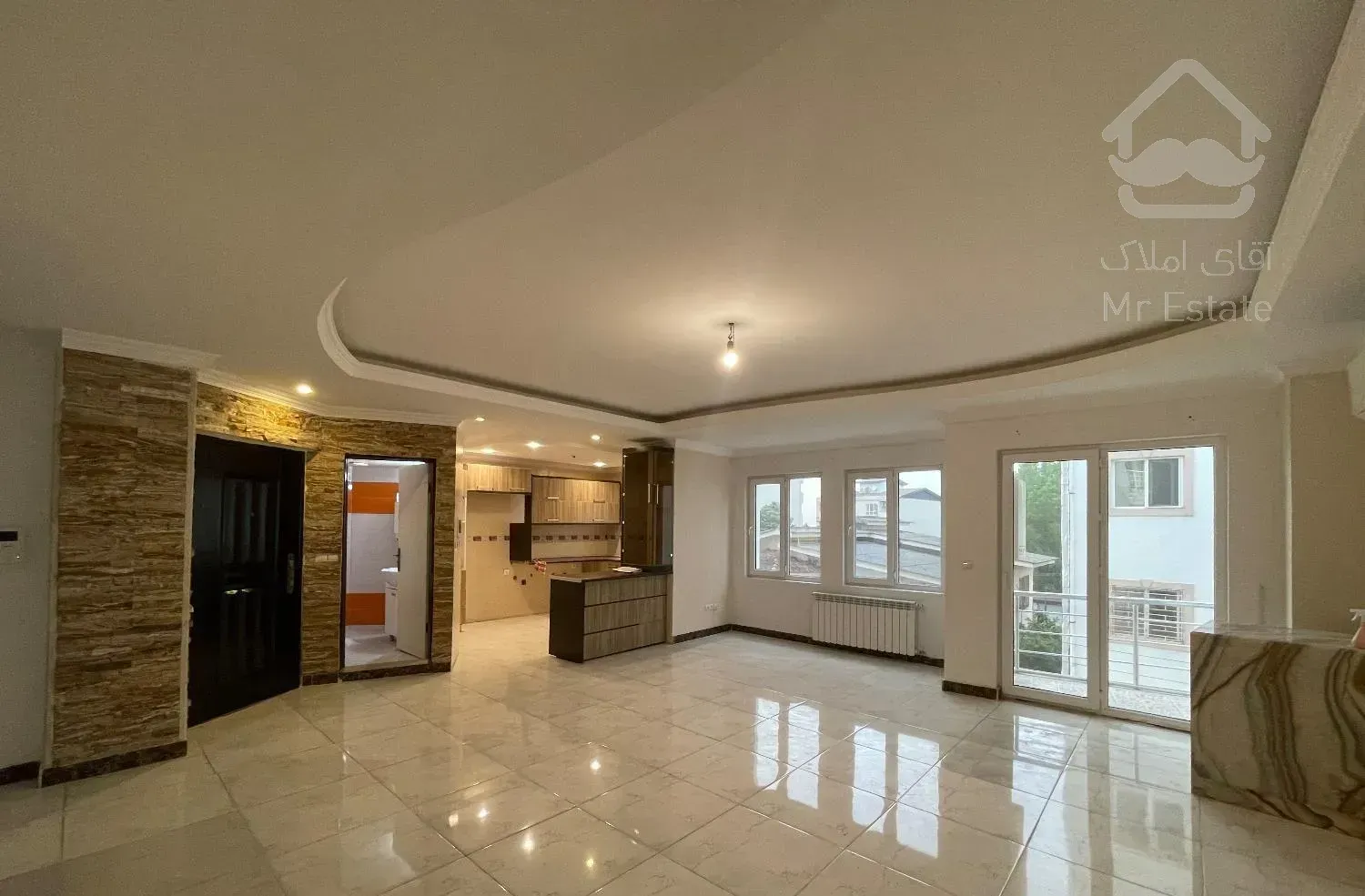 آپارتمان ۱۱۵ متری بسیار خوش نقشه در رادیودریا