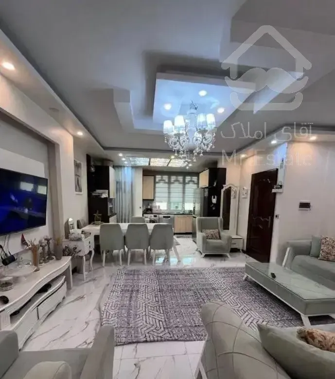 ۶۶ متر دوخواب فول امکانات خطی روبه آفتاب