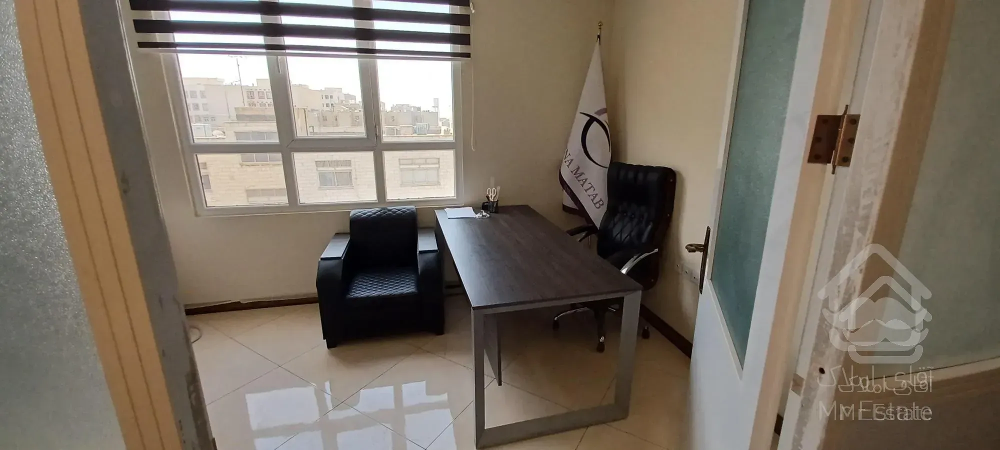 اجاره‌ دفتر سند اداری دواتاق موقعیت بر اصلی صادقیه