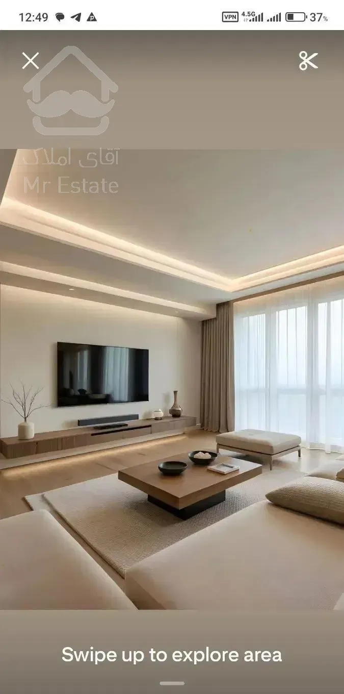 آپارتمان 105متری فول امکانات خوش نقشه 3خواب