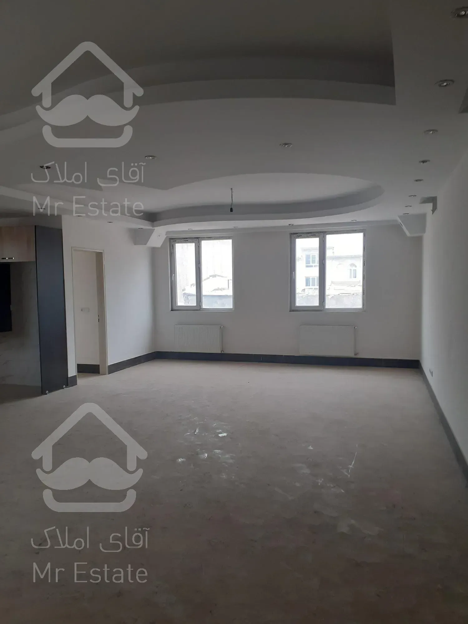 ۱۲۰متر دوخوابه خوش نقشه غرق نور سروآزاد دریاچه شهرک گلستان غربی