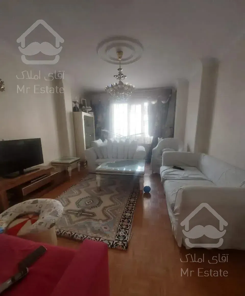 دوخوابه با تراس زیبا و پر نور