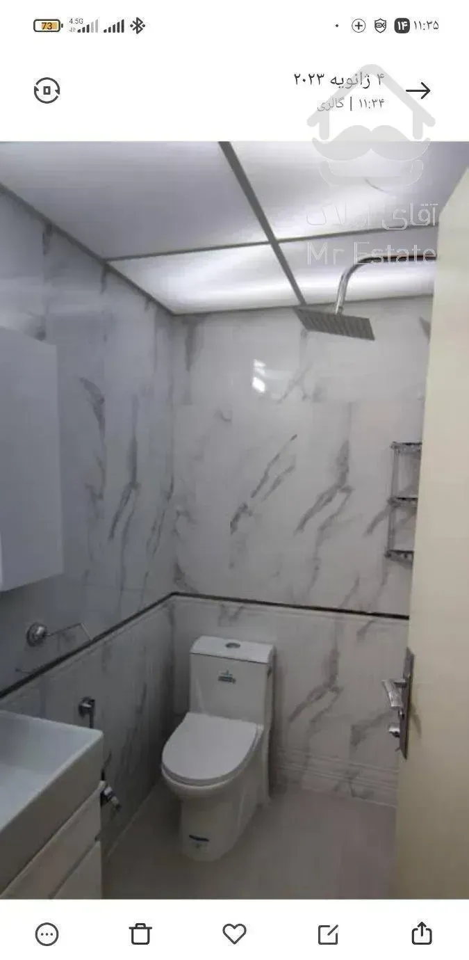 ولیعصر زرتشت.۷۸متر ۲خواب فول.۲پارکینگ سندی