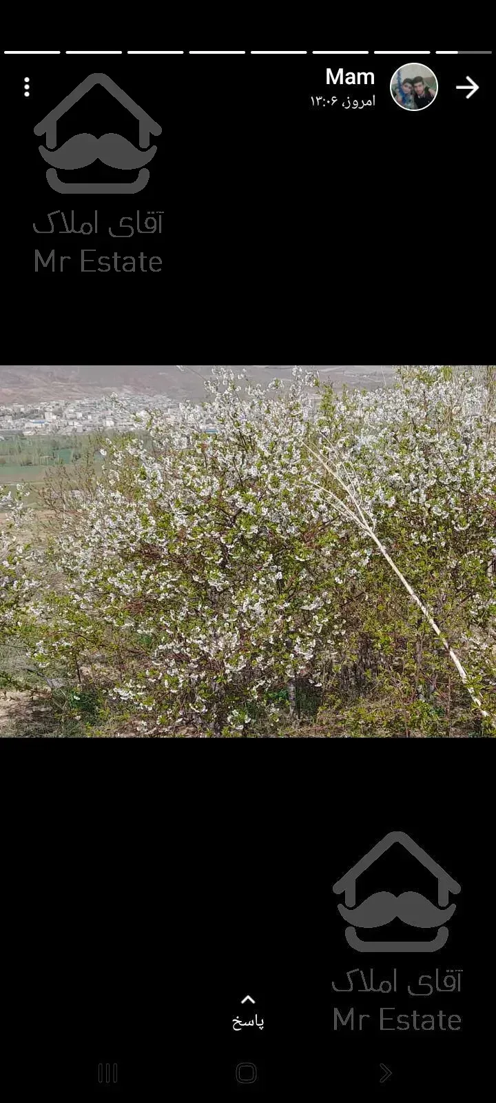 باغ زیبا در شهرستان خلخال با ویو عالی نزدیک به شهر
