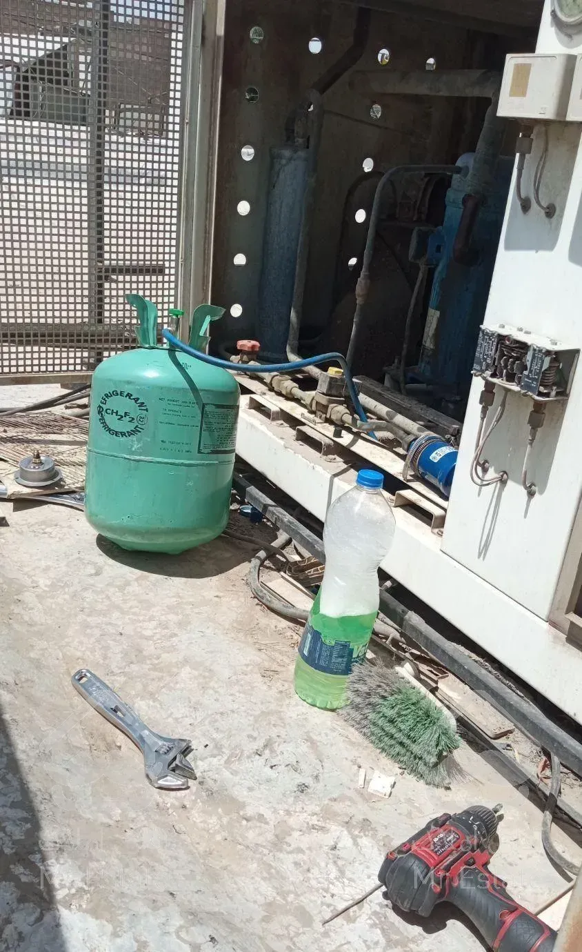 تعمییر انواع یخچال پرده هوا ،صنعتی ،سردخانه فریونی