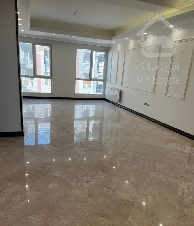 اجاره آپارتمان ۱۲۵م/نوساز/سالن پرده خور/ورزی شمالی